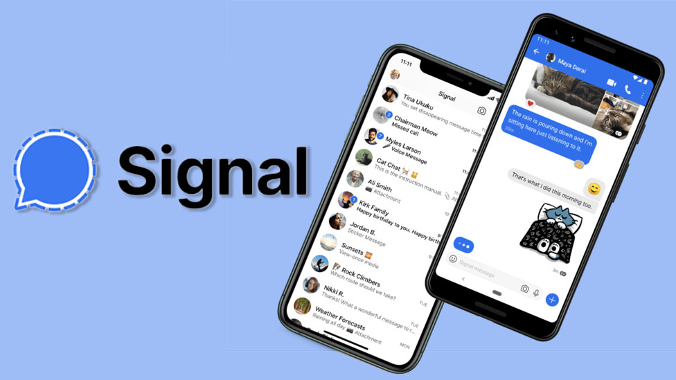 signal chatting app