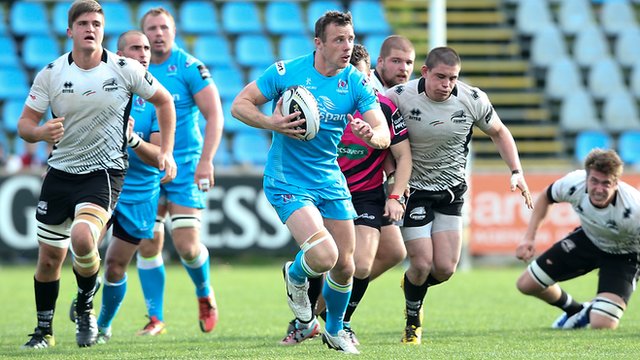 Tommy Bowe in action for Ulster against Zebre