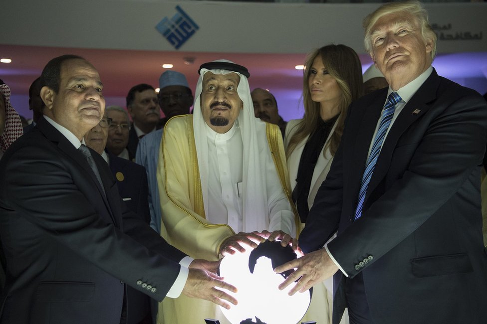 Trump y el rey Salman
