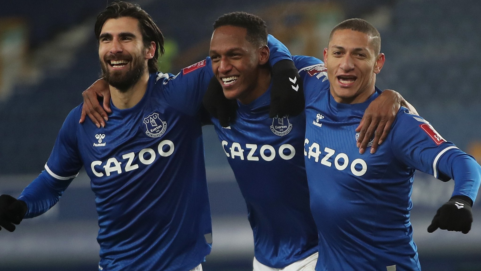 FA Cup: Everton 3-0 Sheffield Wednesday - Calvert-Lewin, Richarlison and Mina score