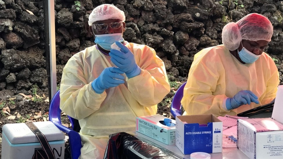 Конголезские медицинские работники готовятся к вакцинации против Эболы