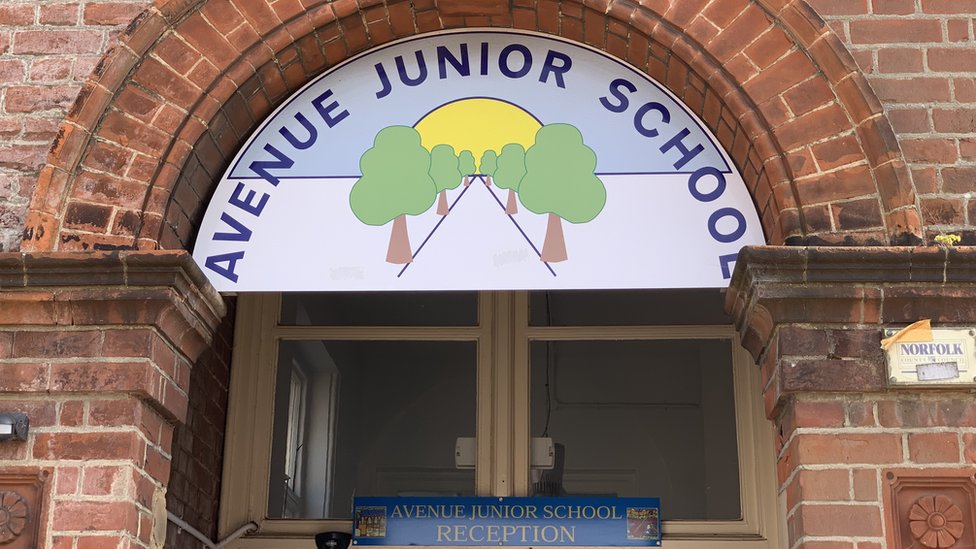 Знак "Avenue Junior School"