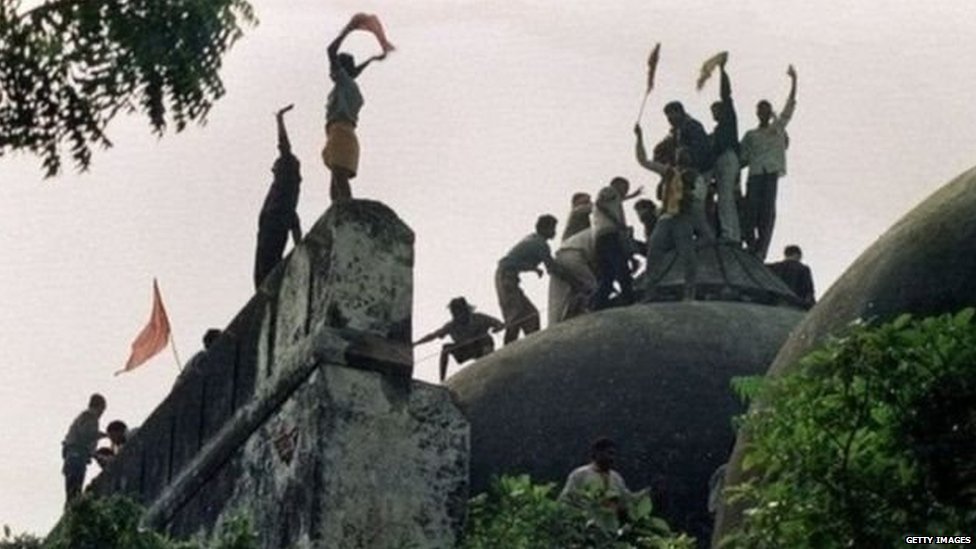 ਬਾਬਰੀ ਮਸਜਿਦ ਦਾ ਢਾਹਿਆ ਜਾਣਾ