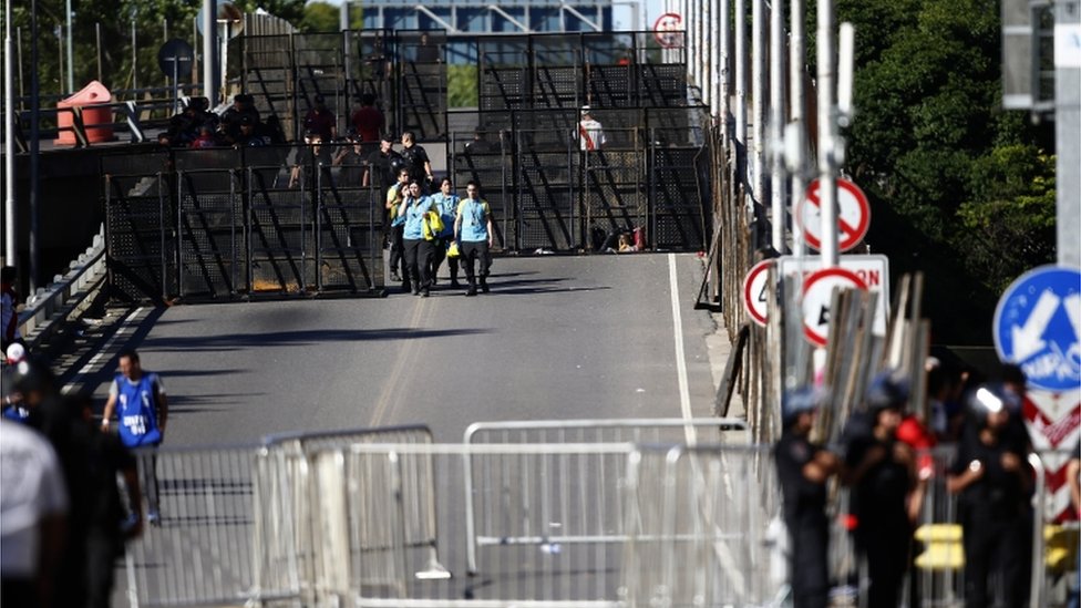 Seguridad en el Boca vs River