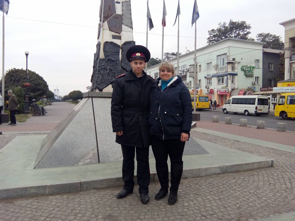 Оксана Макідон з сином