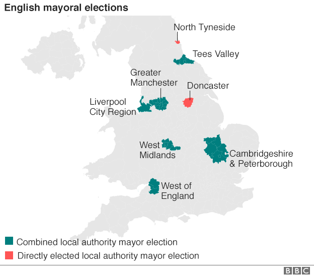 Выборы мэра Англии в 2017 г.
