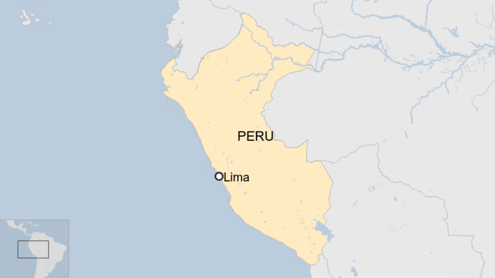 Карта Перу