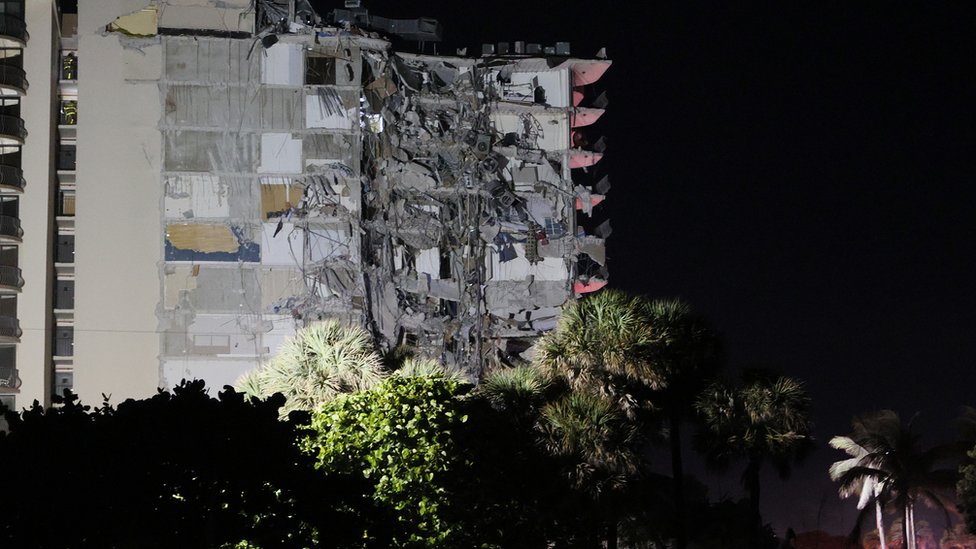 Edificio colapsado en Miami