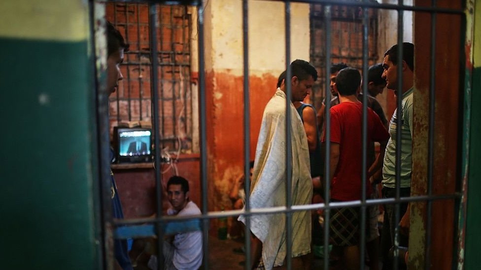 Detenidos en una cárcel en Brasil