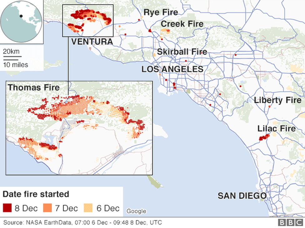 карта пожаров