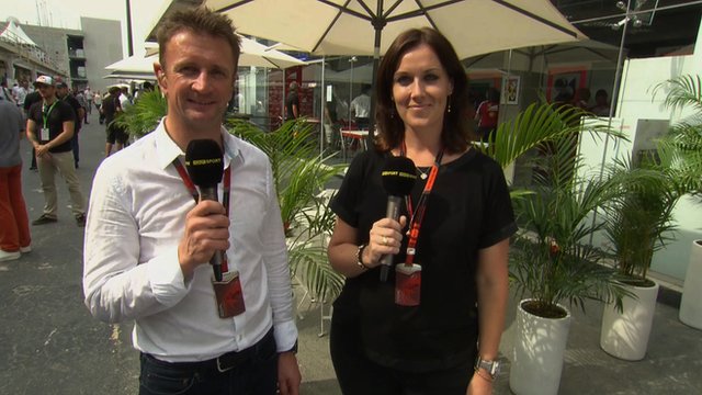 Allan McNish and Lee McKenzie
