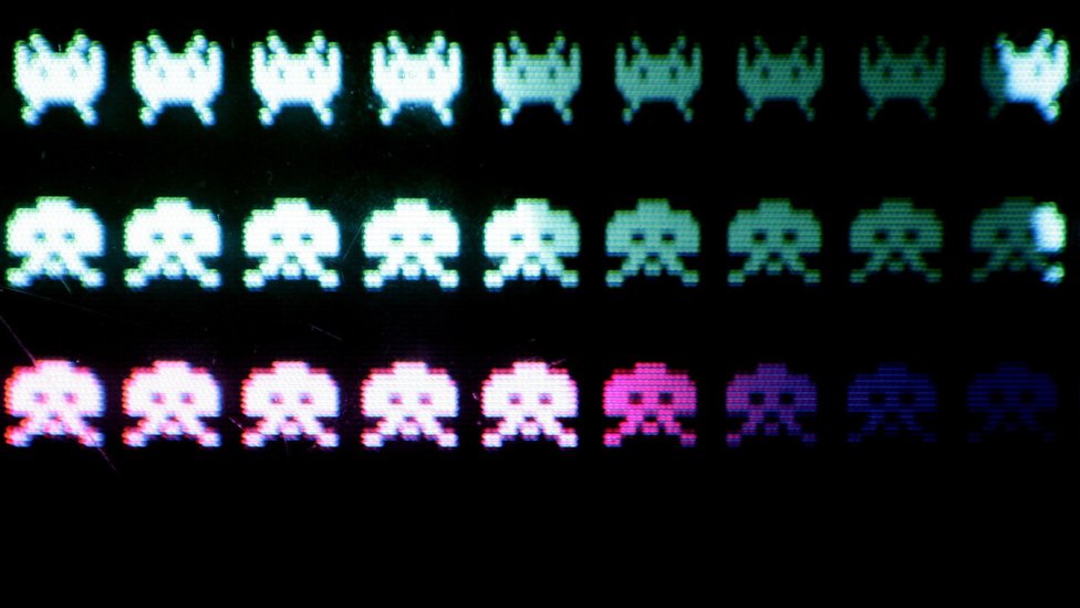 Space Invaders на экране