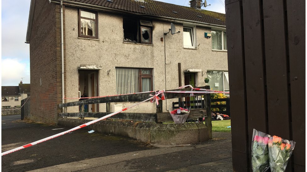 Брук Рид погибла в среду в результате пожара в доме в Баллимене, графство Антрим, 12-летней девочкой.