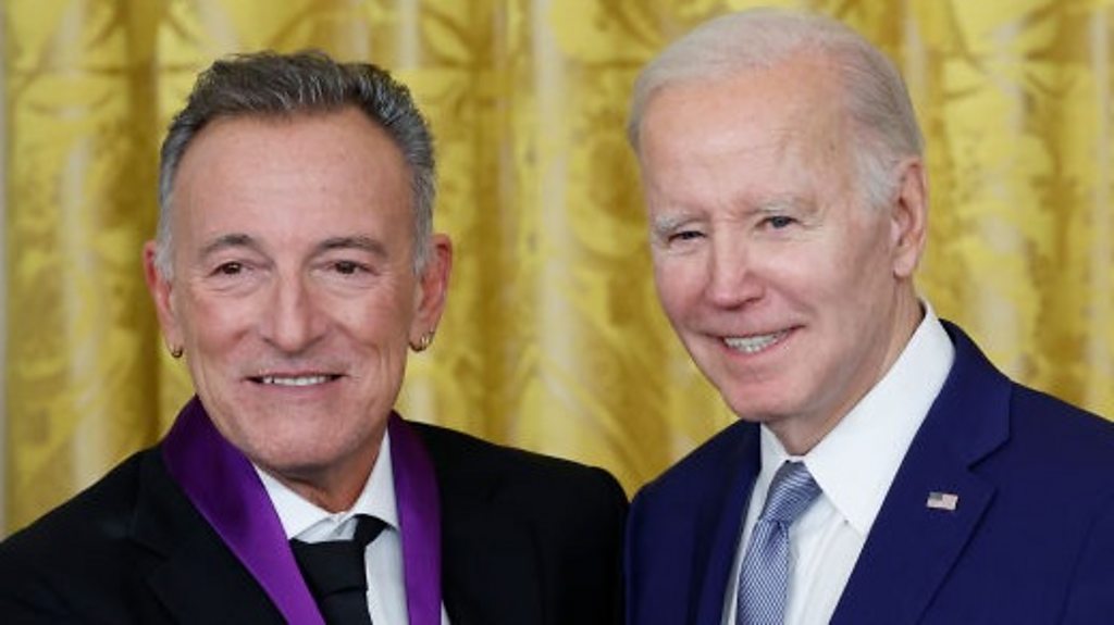 Bruce Springsteen, Mindy Kaling and Julia Louis-Dreyfus honoured by Biden