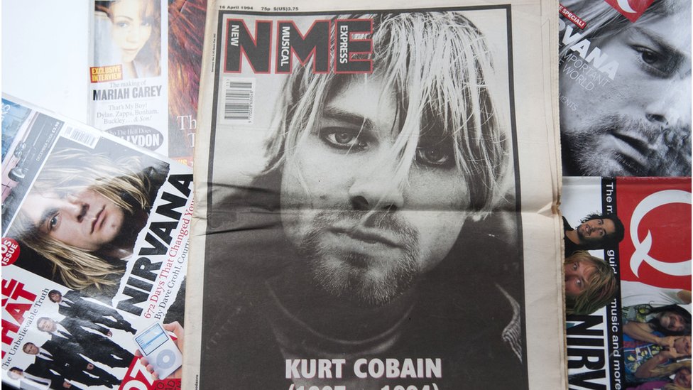 NME с Куртом Кобейном на обложке в 1994 году