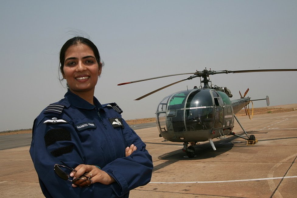Командир эскадрильи Намрита Чанди Найду, самая старшая женщина-пилот ВВС Индии