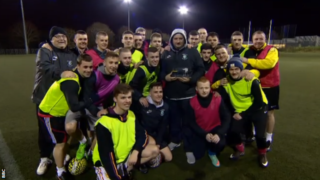 Belfast Football Coach Lindsay Named Ni Unsung Hero Bbc Sport