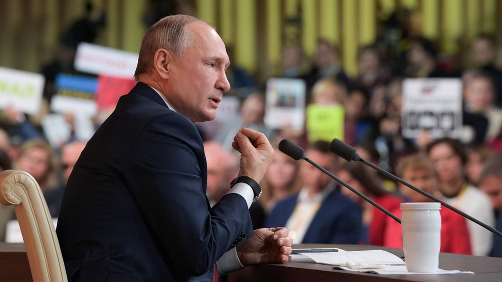 15-я ежегодная пресс-конференция президента Путина длилась более четырех часов