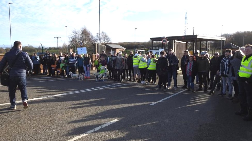 RAF Croughton протеста