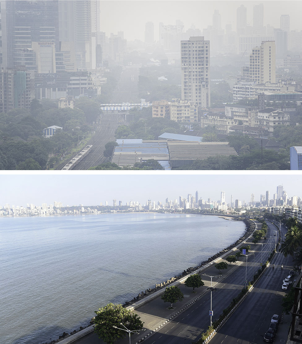 Мумбаи до и после блокировки