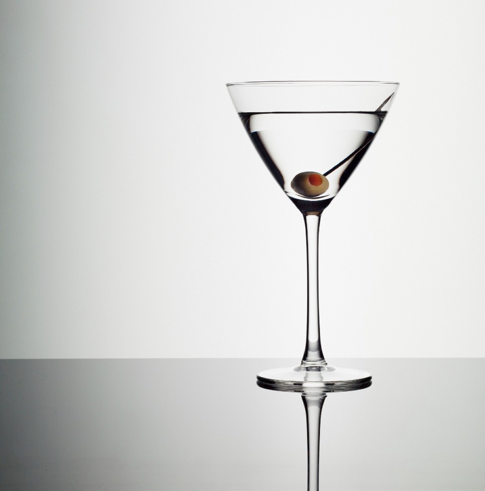 Una copa de martini