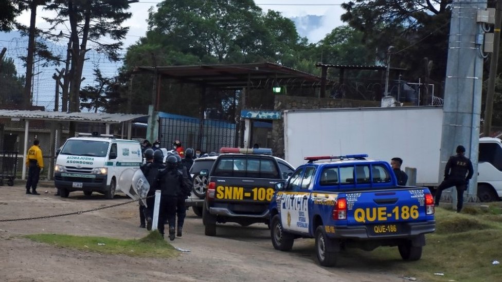 Four beheaded in Guatemala prison riot, police say