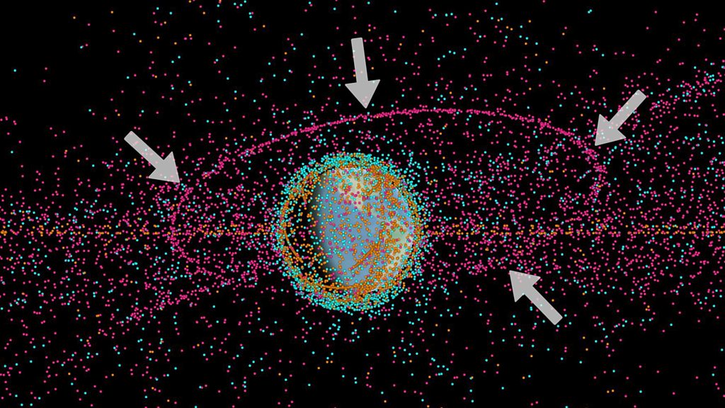 Space junk map tracks 200 ‘ticking time bombs’