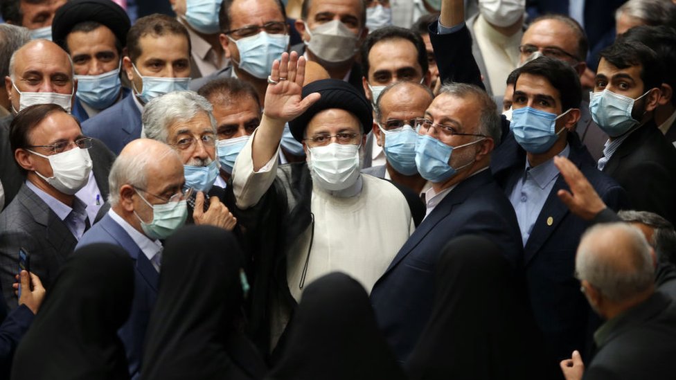 Ebrahim Raisi durante su elección como nuevo presidente de Irán, 5 de agosto de 2021