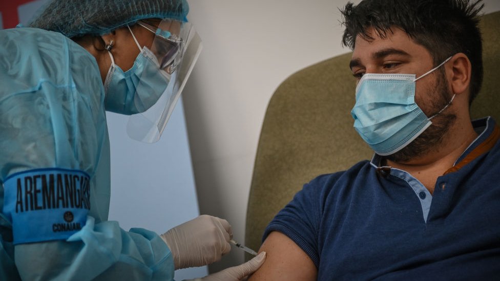Vacunación en Uruguay.