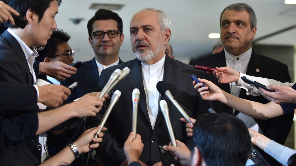 El ministro de Exteriores de Irán, Mohammad Javad Zari.
