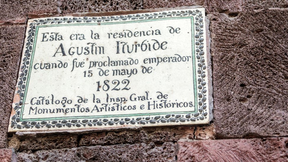 Placa de Iturbide.