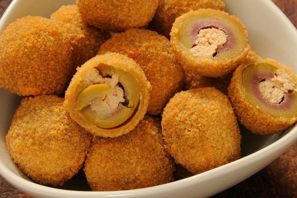 traditional Olive Ascolane - fried olives