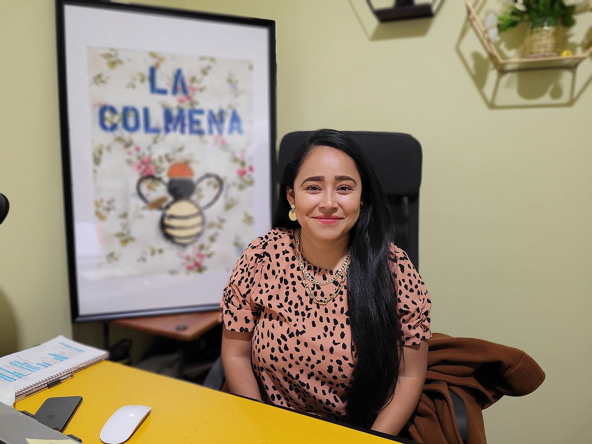 Yesenia Mata, directora ejecutiva de La Colmena