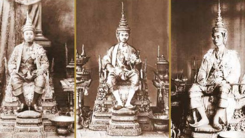 Coronaciones previas en Tailandia.