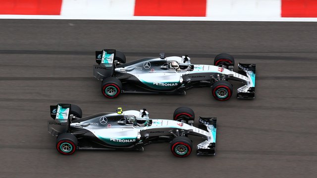 Lewis Hamilton fights with team-mate Nico Rosberg in Russia