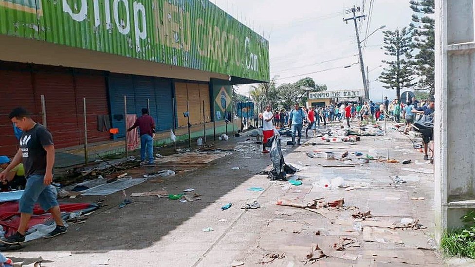 Zona de los disturbios