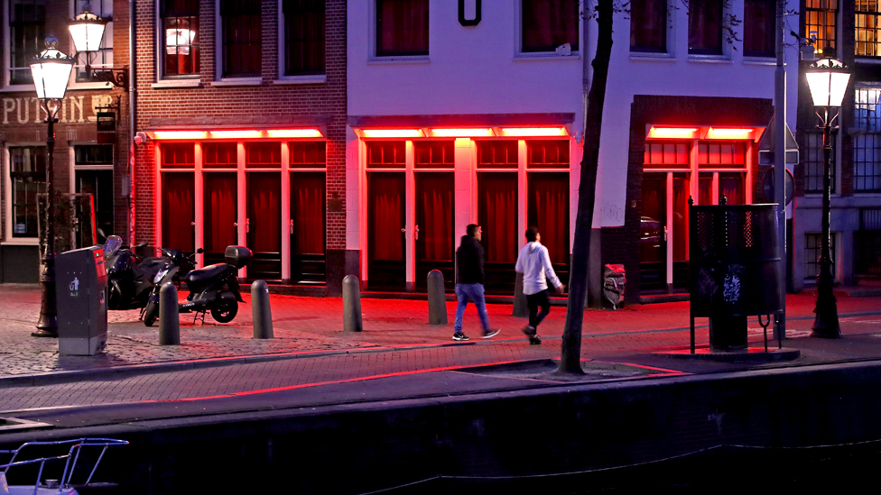 Distrito rojo en Amsterdam