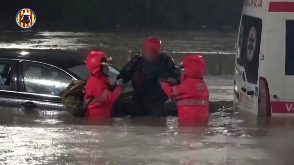 Flooding submerges Valencia after record-breaking rainfall