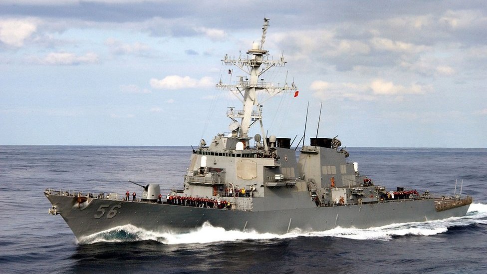 Russia 'threatened to ram' US ship in Sea of Japan