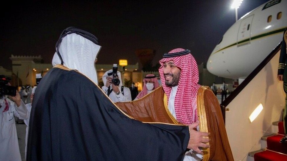 محمد بن سلمان في قطر
