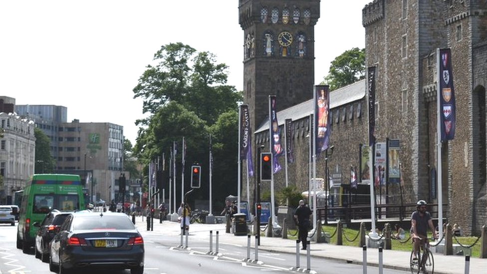 Cardiff Castle in the City Centre