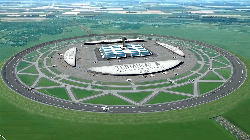 Circular runways Engineer defends his proposal BBC News