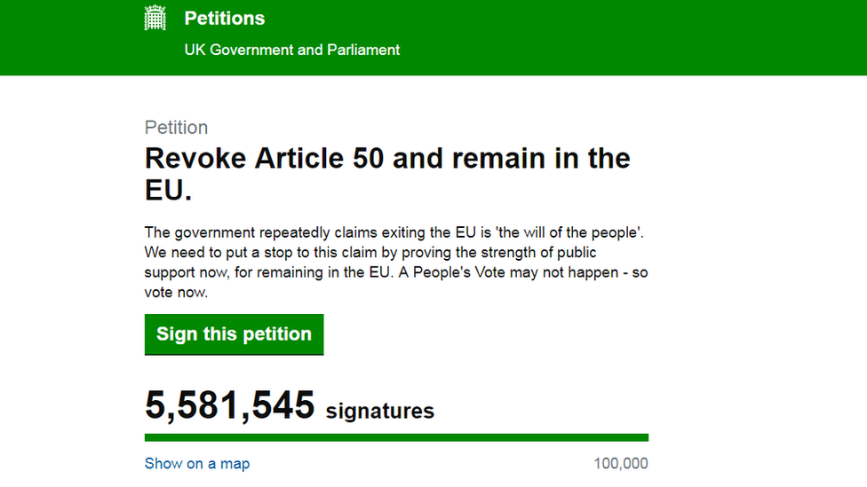 Brexit Debate: Do Petitions Ever Work? - BBC News