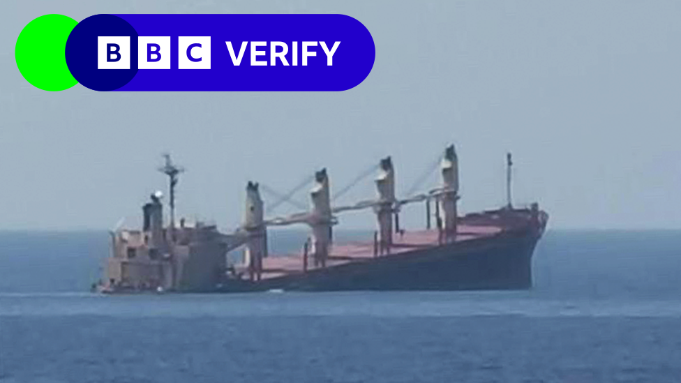 Red Sea: New images show British ship Rubymar has not sunk