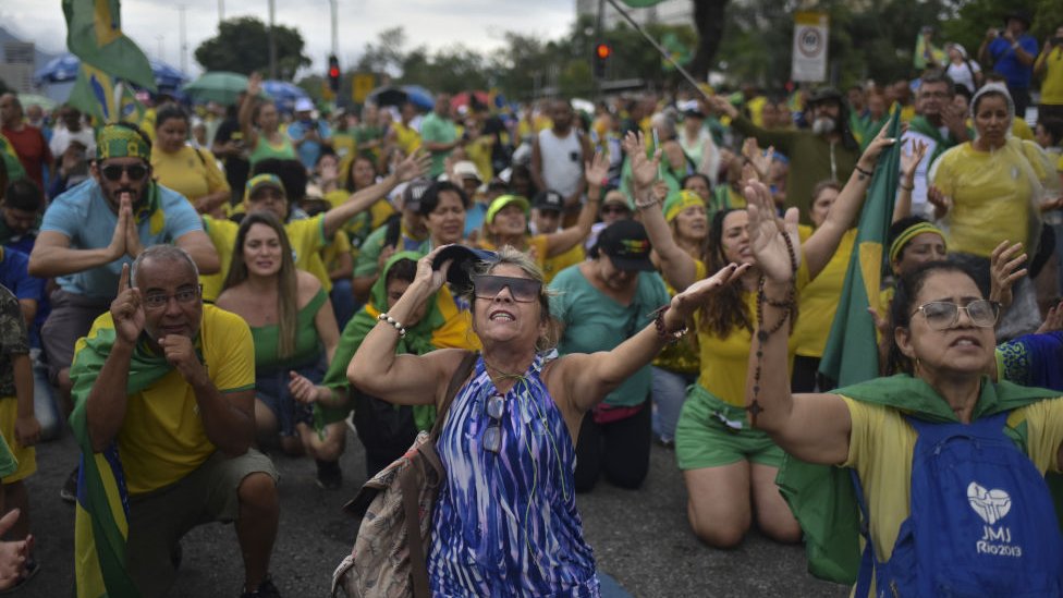 Protesto bolsonarista no Rio de Janeiro, 15 de novembro