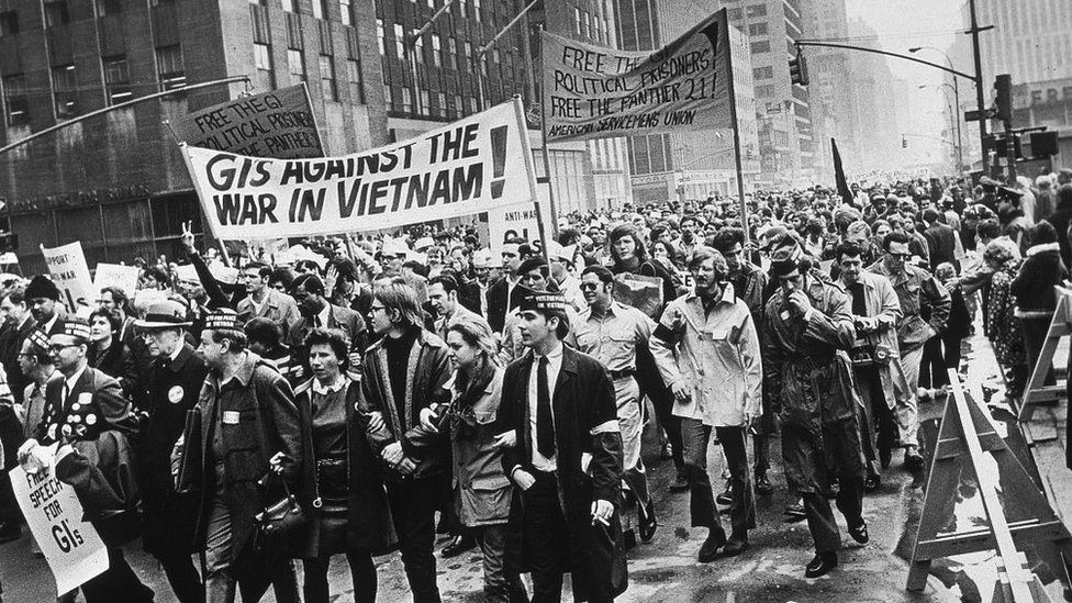 Protesta contra la guerra de Vietnam