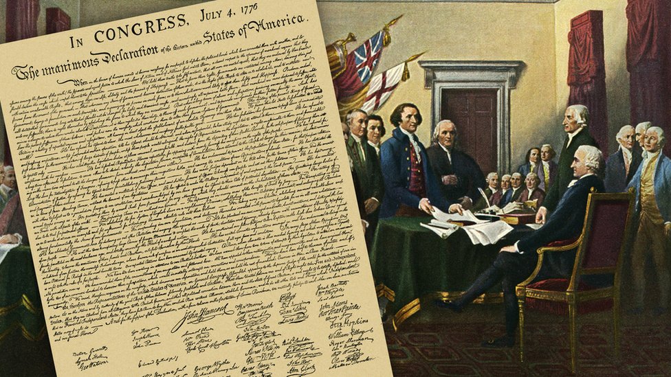 Принятие декларации независимости сша год. Подписание декларации независимости США. Декларация независимости США 18 век. Декларация независимости 1863. Декларация независимости США В музее.