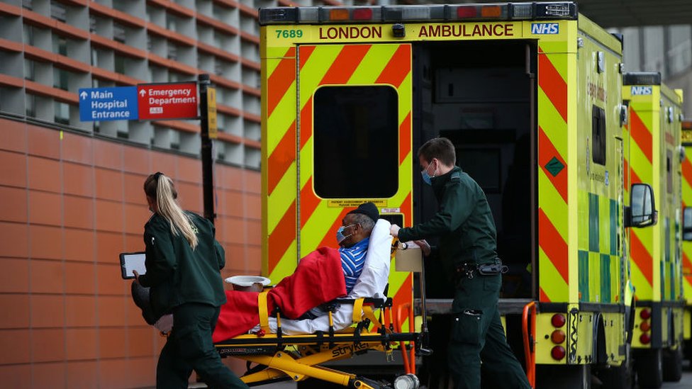 Ambulancia en Londres.