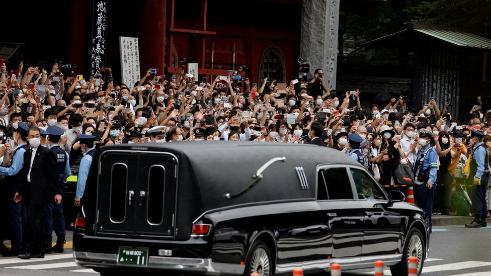 Funeral of late former Japanese Prime Minister Shinzo Abe, in Tokyo