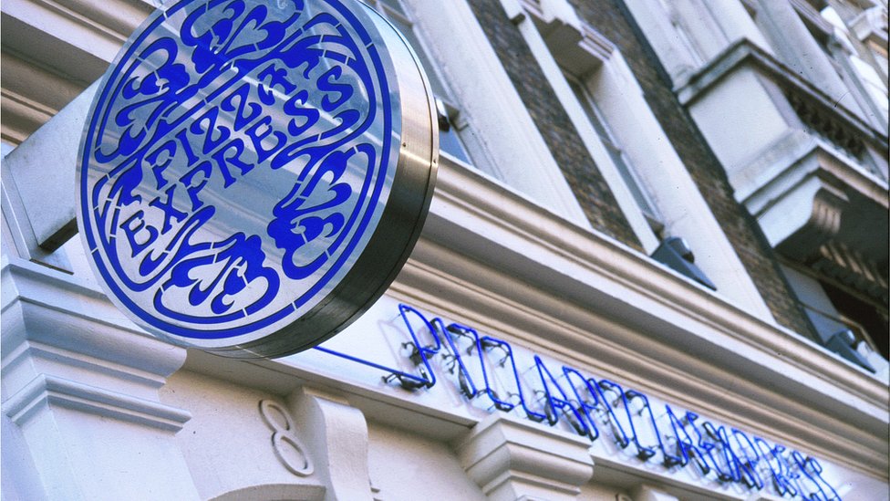 Actualmente la cadena tiene locales en 11 países. Pizza Express cartel